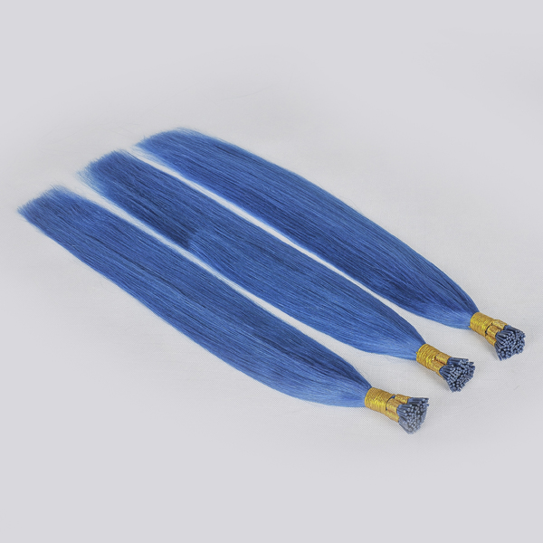 blue hair extensions